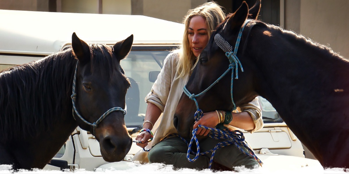 Safari guide in Africa: Cecile Von Auersperg