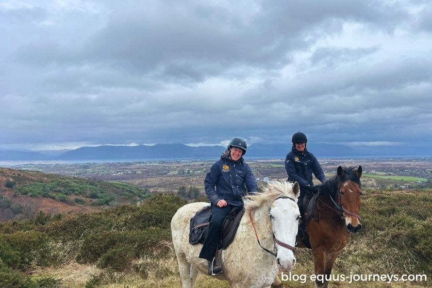 Louise riding in Ireland!