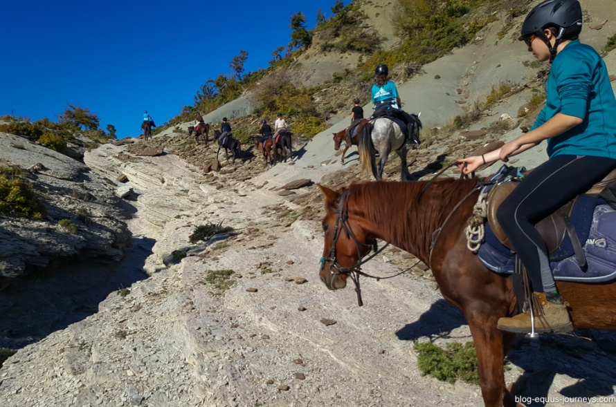 Trail riding through the hills of Albania
