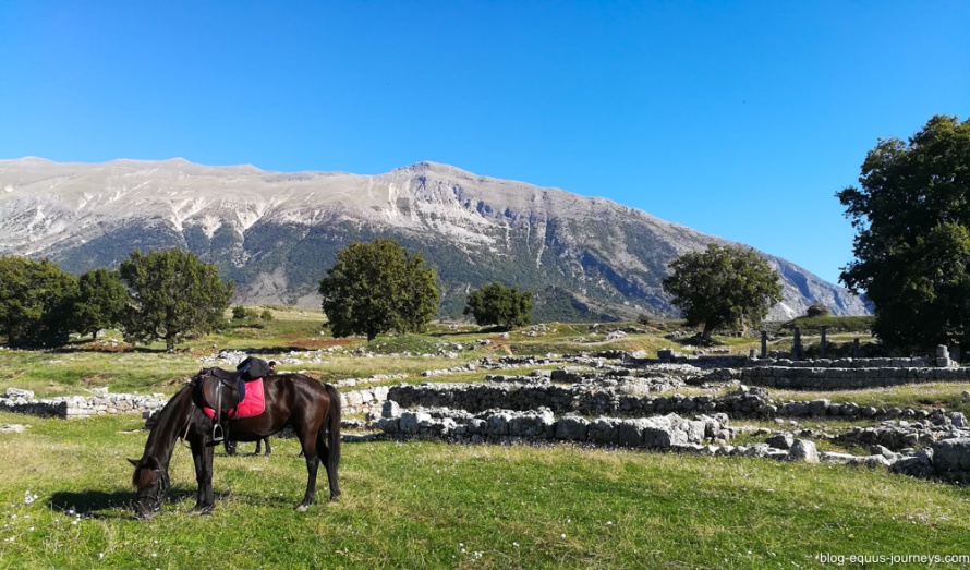 The ruins of Antigonea, an ancient Greek city