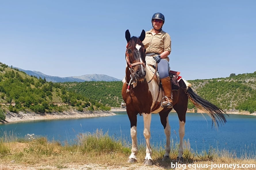Trail riding on the Krka trail in Croatia with Equus Journeys