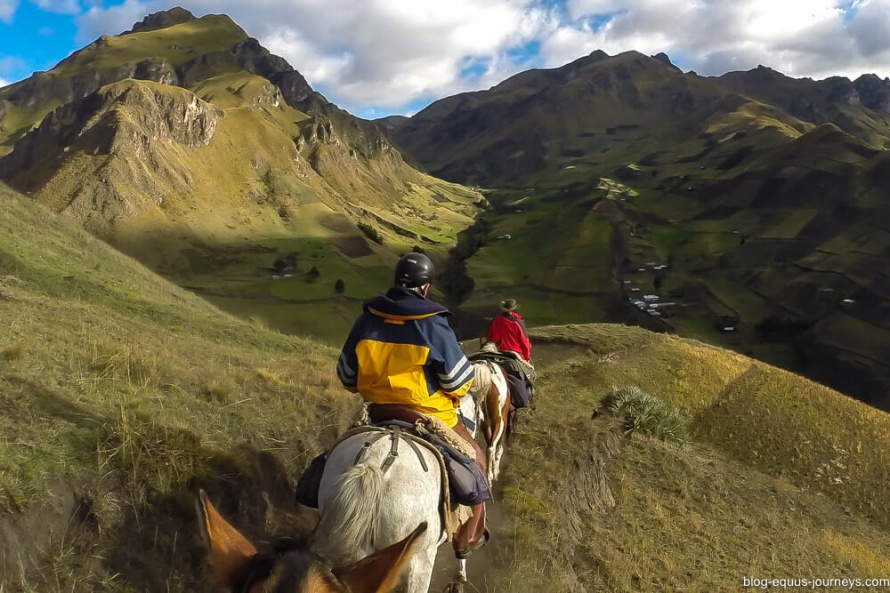 Horseback riding in Ecuador