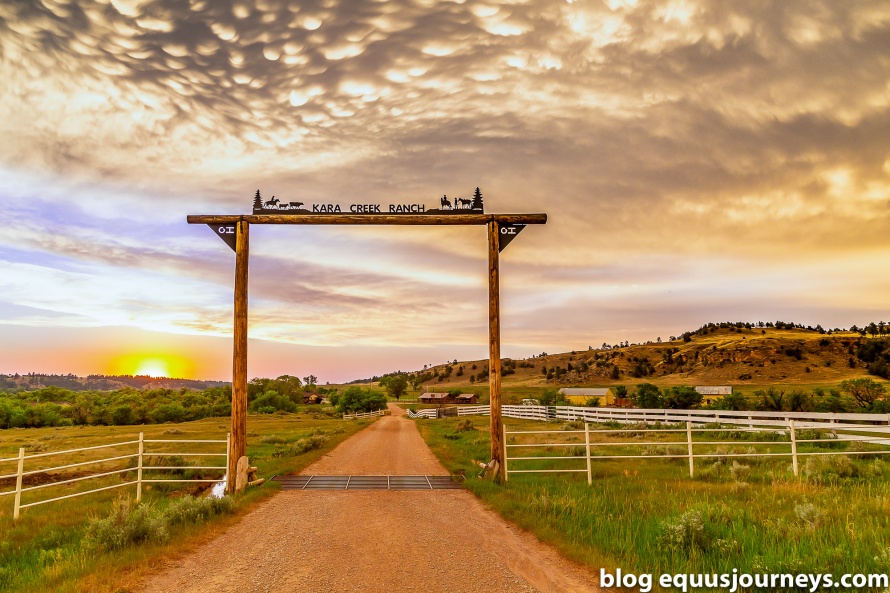 Welcome to Kara Creek, Wyoming working ranch - Photo credit Oana Moore
