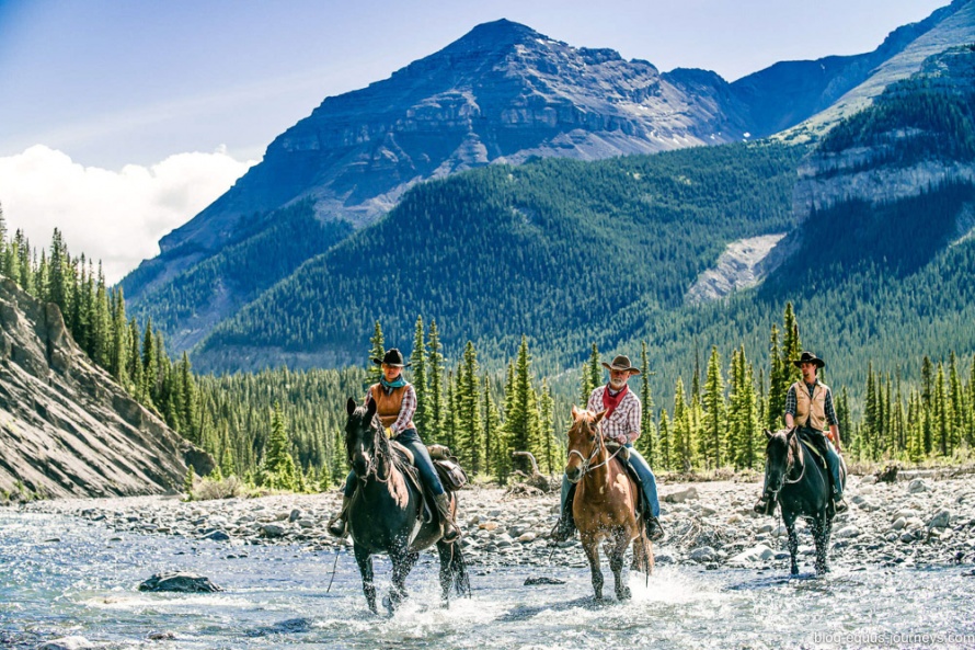 Pack trip adventure in the Kananaskis, western Canada