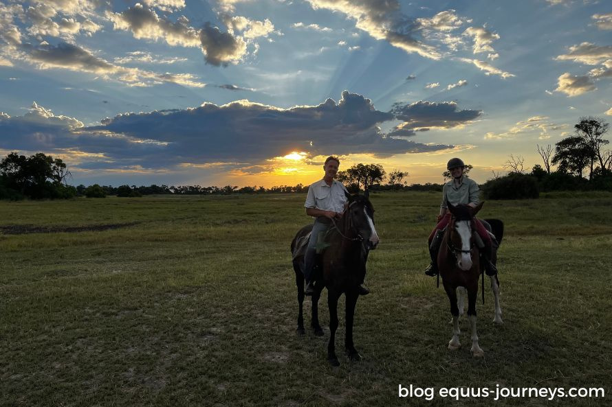 Iris from Equus Journeys and David Foot