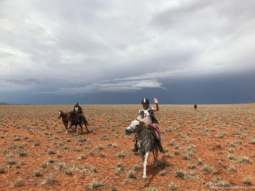 From Namibia: Veronica in the saddle @BlogEquusJourneys