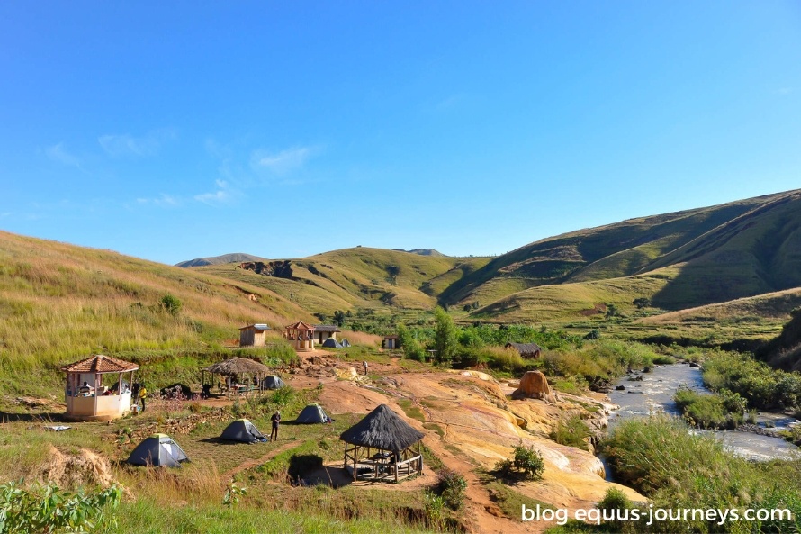 One of the camps of the riding holiday